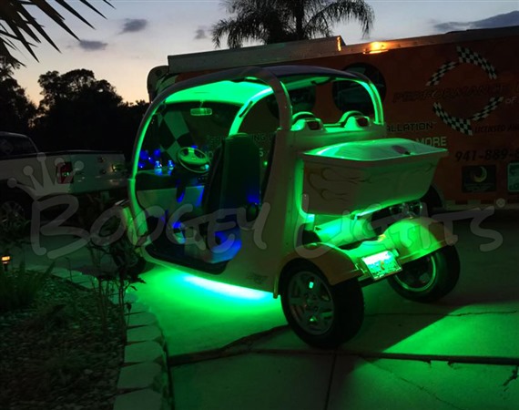 Golf Cart Canopy Led Kit Multi Color Boogey Lights Performance Led Of Swfl Electric Cart 10