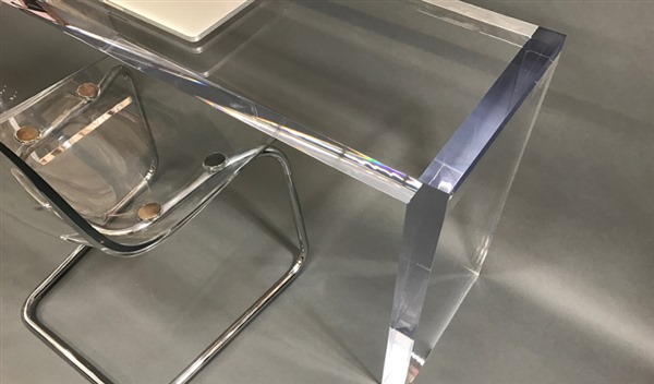 corner acrylic desk