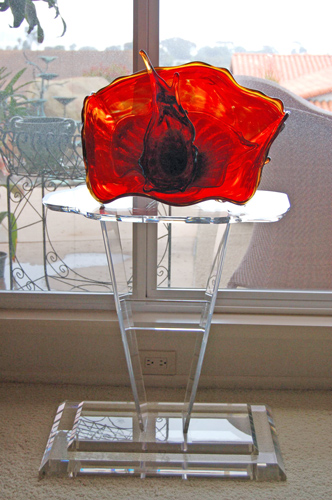 Glass Sculpture Pedastel