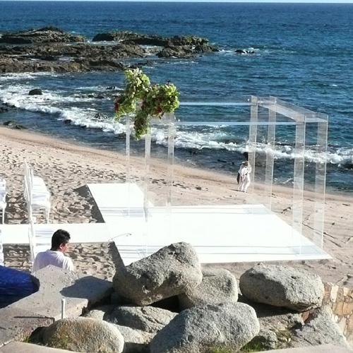Plexiglass Chuppah