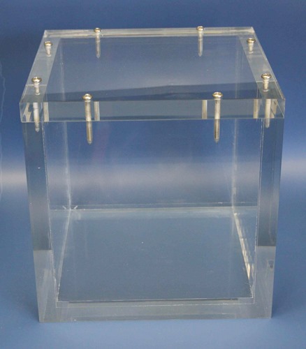 Plexiglass medical research box - CUSTOM ACRYLIC FABRICATION