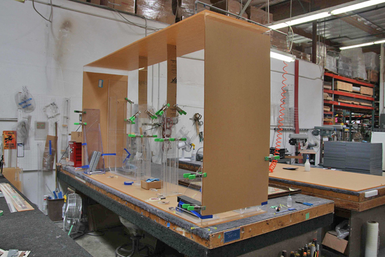 Large Plexiglass Vitrine