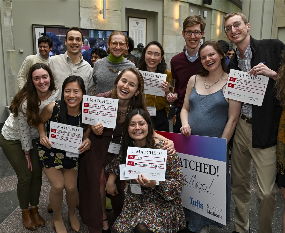 Class of 2024 Residency Positions Revealed at Match Day | Harvard Medical  School