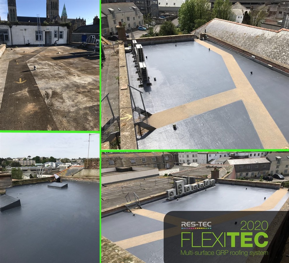Res Tec Roofing Systems Res Tec Flexitec 2020 Applied To A Felt Roof Facebook
