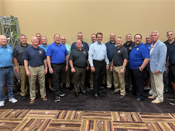 Board of Directors with Sunday VIP Speaker Joe Theismann 