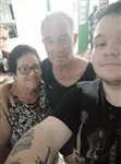 João Victor Alves da Cruz com avós Maria Diniz Alves e Jesus Dias Alves
