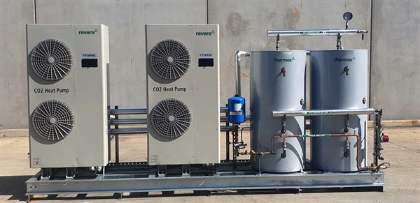 Revere™ CO₂ Heat Pump. High Efficiency, Eco-friendly Hot Water System.
