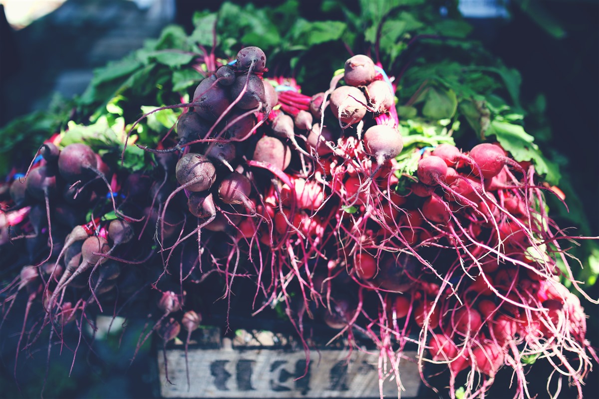 To the marketYummy and healthy radishes