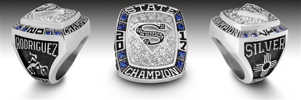 High school state championship clearance rings custom