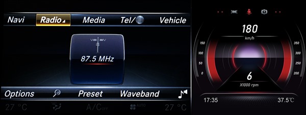 Pantalla de Radio Android para Mercedes W204 W205, pantalla modificada  posventa, compatible con clase C GLC 09, 10, 11, 12, 13, 14, 15, 16, 17,  18, 19