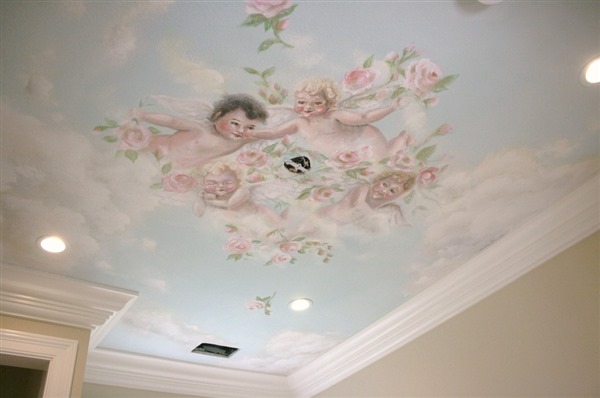 cherub ceiling murals