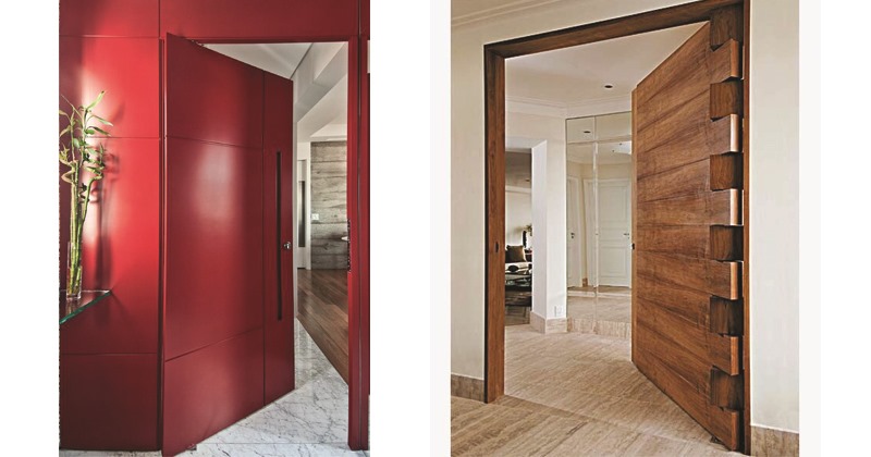 Modern Pivot Doors By Dayoris Italian Materials American Modern Pivot Doors