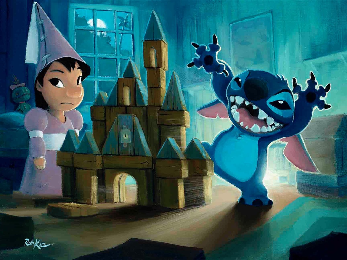 Lilo and Stitch Walt Disney Fine Art Rob Kaz Limited Edition of 1500 T –  Charles Scott Gallery