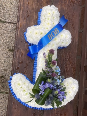 Custom Tribute Achor in Blue 2ft