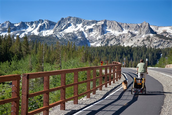 Mammoth Lakes Trail System Family Biking The Lakes Basin Path