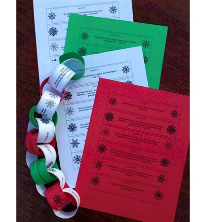 Advent Paper Chain 