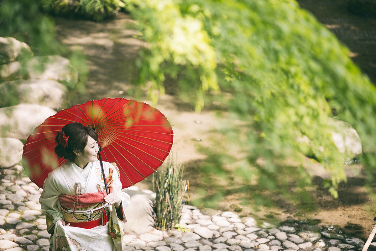 東京や横浜での和装前撮りロケーションフォトギャラリー