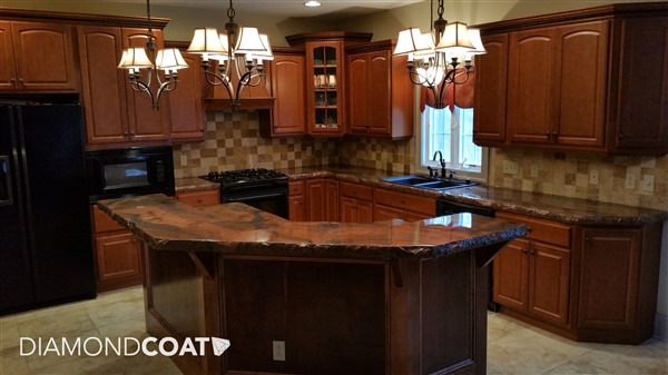 Diamond Coat Epoxy Countertops and Bartops