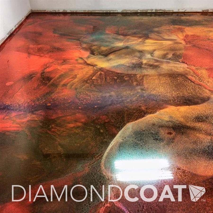 Diamond Coat Epoxy Flooring is a Great way to Refinish your Floor.