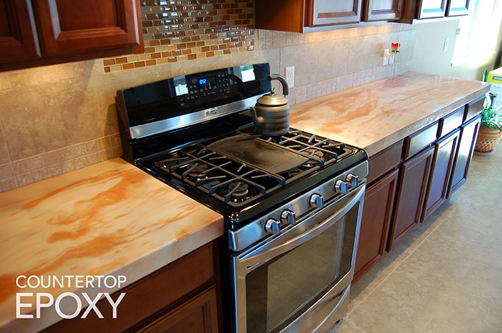 Scratch and UV Resistant Epoxy for New or Resurfacing Countertops