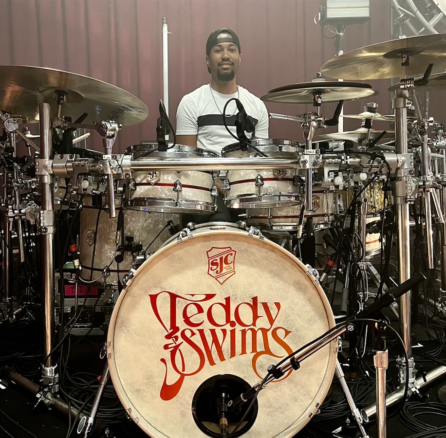 SJC Custom Drums family of worldwide drummers