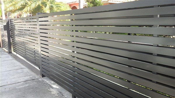 aluminum fence weave